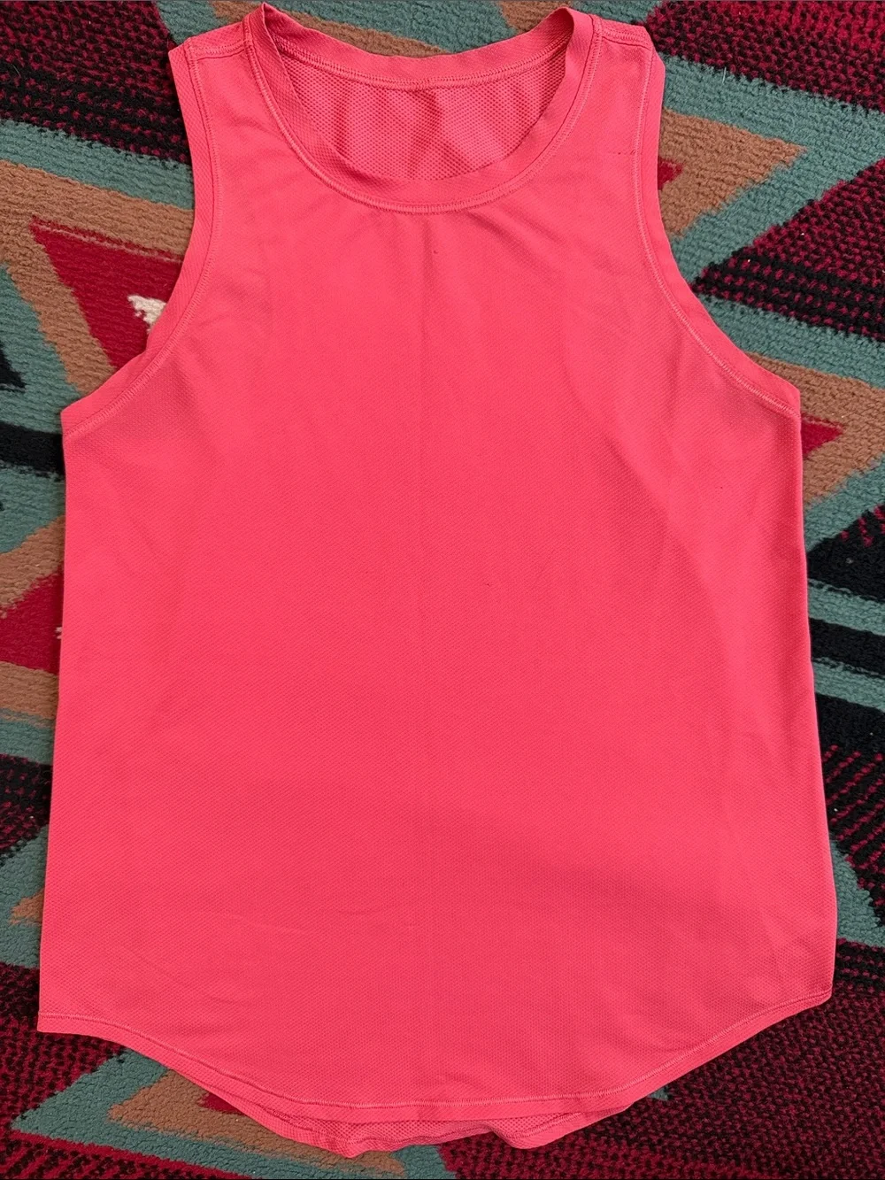 lululemon athletica Bright Coral-Pink Sleeveless Tank